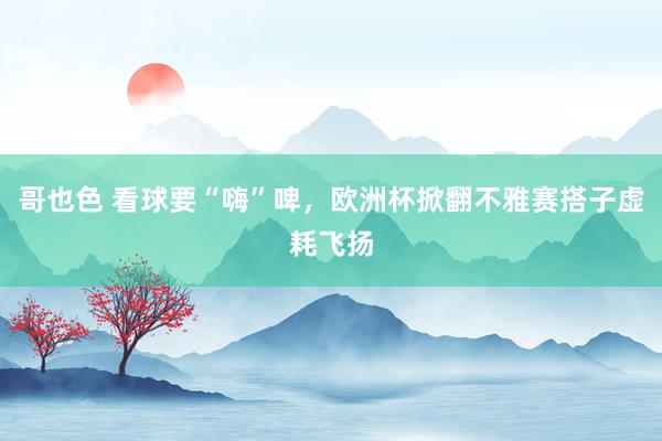 哥也色 看球要“嗨”啤，欧洲杯掀翻不雅赛搭子虚耗飞扬