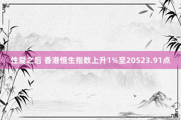性爱之后 香港恒生指数上升1%至20523.91点